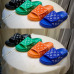 1Louis Vuitton MONOGRAM Unisex Sandals Green/Blue/Orange/Black #A22415