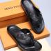 1Louis Vuitton Shoes for Men Louis Vuitton Slippers Casual Leather flip-flops #9874782