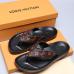 7Men Louis Vuitton Slippers Casual Leather flip-flops Double leather high quality outsole wear resistant #9874785