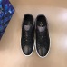 182020 Men's Louis Vuitton Shoes Luxembourg low-top sneaker Black / White #99116658