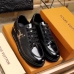 8Louis Vuitton New Black Sneakers Leather Designed Shoe #99874547