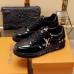 1Louis Vuitton New Black Sneakers Leather Designed Shoe #99874547