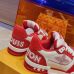 3Louis Vuitton Unisex Sneakers Red/White #A27251