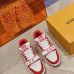 5Louis Vuitton Unisex Sneakers Red/White #A27251