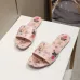 27Louis Vuitton Flat Low Flip Flop 5D Printed Jade Rabbit Pattern #A23188