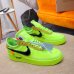 4Nike x OFF-WHITE Air Force 1 shoes Green #999928118