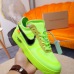 1Nike x OFF-WHITE Air Force 1 shoes Green #999928118