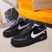 5Nike x OFF-WHITE Air Force 1 shoes High Quality Black #999928119