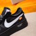 7Nike x OFF-WHITE Air Force 1 shoes High Quality Black #999928119