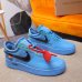 4Nike x OFF-WHITE Air Force 1 shoes High Quality Blue #999928123