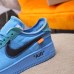 7Nike x OFF-WHITE Air Force 1 shoes High Quality Blue #999928123