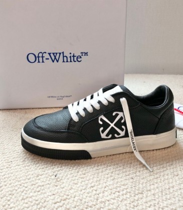 OFF WHITE shoes Men Women Black Sneakers #A37864