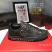 1PHILIPP PLEIN new shoes Men's PHILIPP PLEIN Leather Sneakers black #9105067