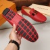 7LV leather Shoes for MEN red #999850