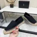 4YSL women's espadrilles Flats Black/Gold/White/Pink #A44171