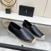 4YSL women's espadrilles Flats Black/Gold/White/Pink #A44173