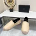 6YSL women's espadrilles Flats Black/Gold/White/Pink #A44174