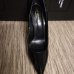 5YSL High Heel Shoes YSL black leather 10.5cm heel #999929722
