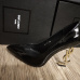8YSL High Heel Shoes YSL black leather 10.5cm heel #999929722