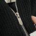 5YSl stand-collar half-zip logo embroidered pullover sweater for Women #A30119