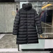 Moncler long down jacket for women black #999935027