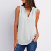 12Solid color zipper half-open collar 2021 hot sale women's T-shirt Sleeveless (17 colors) S-5XL-$9.9 #99904357