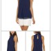 9Summer style  chiffon shirt  sleeveless Fabric: Pearl chiffon double layer (8 Colors) S-3XL $9.9 #99904368