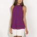 10Summer style  chiffon shirt  sleeveless Fabric: Pearl chiffon double layer (8 Colors) S-3XL $9.9 #99904368