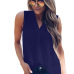 10V-neck lotus leaf sleeve sleeve loose chiffon shirt shirt factory direct sales (9 colors) S-5XL-$9.9 #99904364