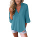 9V-neck lotus leaf sleeve sleeve loose chiffon shirt shirt factory direct sales (9 colors) S-5XL-$9.9 #99904365