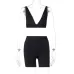 14Hot goods 2021 summer hot selling women's wear new V-neck sports Yoga suit women's wholesale #999902416