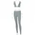 6Hot goods 2021 summer hot selling women's wear new V-neck sports Yoga suit women's wholesale #999902416