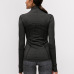 162021 autumn and winter models  stretch zipper running long-sleeved yoga sports jacket women #999901216