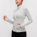 212021 autumn and winter models  stretch zipper running long-sleeved yoga sports jacket women #999901216