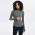 32021 autumn and winter models  stretch zipper running long-sleeved yoga sports jacket women #999901216