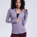 302021 autumn and winter models  stretch zipper running long-sleeved yoga sports jacket women #999901216