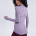 312021 autumn and winter models  stretch zipper running long-sleeved yoga sports jacket women #999901216