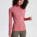 332021 autumn and winter models  stretch zipper running long-sleeved yoga sports jacket women #999901216