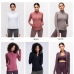 10Merillat 2021 autumn and winter models stretch zipper running long-sleeved yoga sports jacket women #999901210